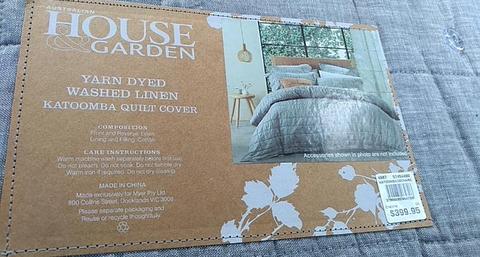 House & Garden quilt cover set