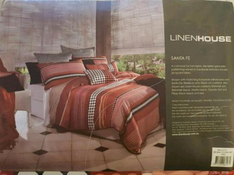 BRAND NEW Linen House Sante Fe Double Quilt Set