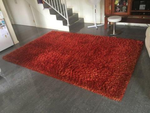 Red imported rug