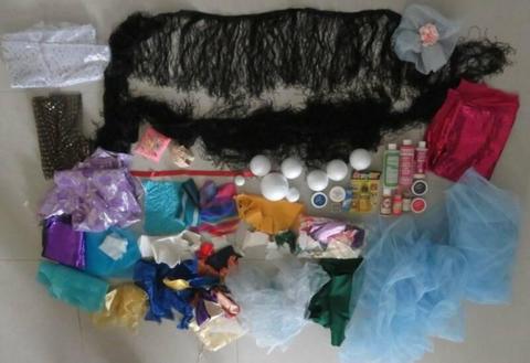 SEWING SEQUIN TULLE & OTHER MATERIALS LACE & CRAFT ACCESSORIES