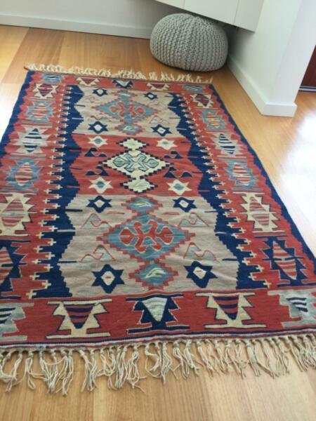 Handwoven Kilim Rug - New and one of a kind