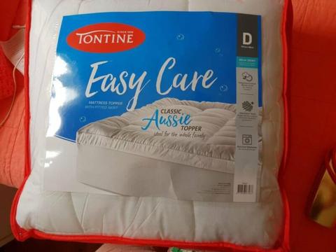 Tontine Mattress Topper w fitted skirt 2xSingle 1xDouble avail