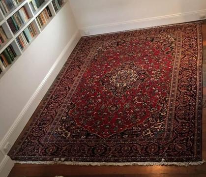 Large Persian Kashan Wool Rug - Excellent condition
