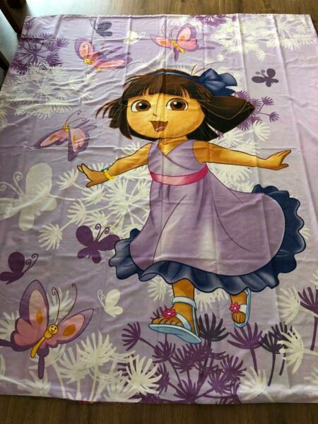 Dora the Explorer Quilt Set and Matching Pillow Cases