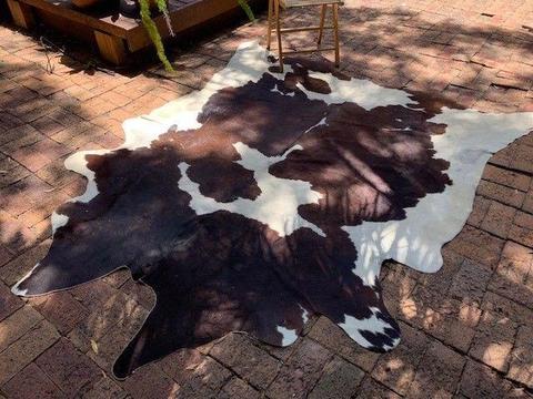 Gorgeous large cow skin rug
