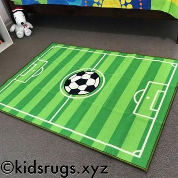 Kids Rugs Football Soccer Field 140cm x 100cm gift for kids