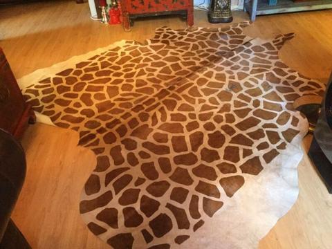 Cow hide rug