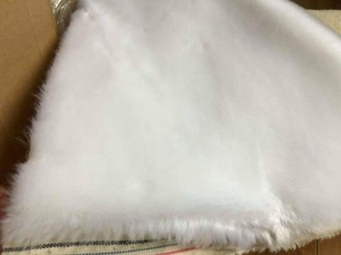 White French Velvet Fur Fabric