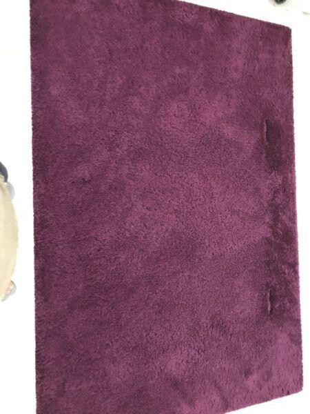 IKEA purple rug