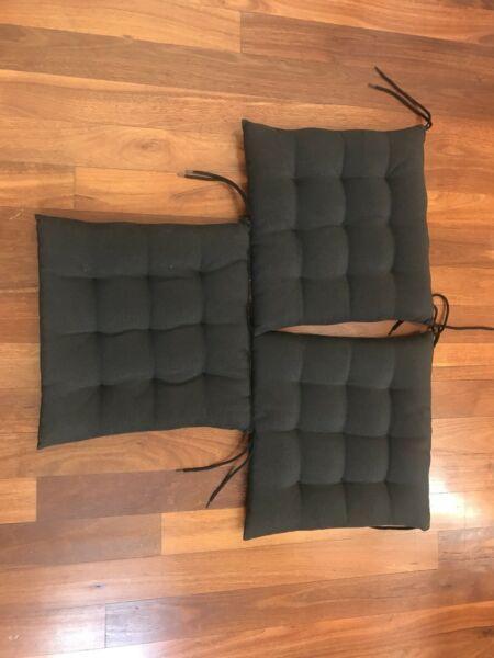 3 x chair cushions - pick up Sydney CBD