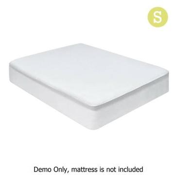 Single Size Waterproof Bamboo Fibre Mattress Protector Fitted F