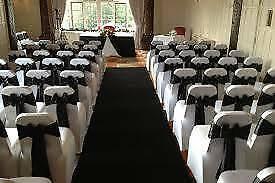 Black Wedding & Event Carpet Runner