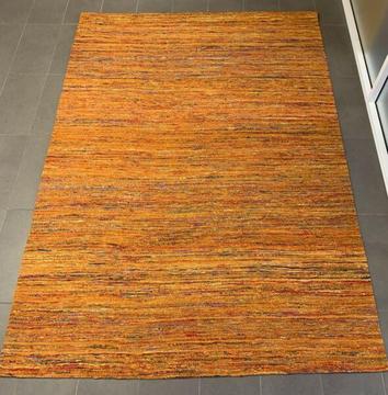 Beautiful Bright Tangerine Rug 190 x 280