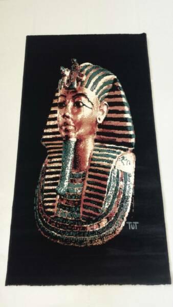 TUTANKHAMUN ANCIENT EGYPTIAN FLOOR / WALL RUG 90 x 170
