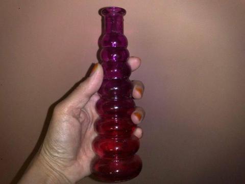 wiggle red / purple vase tall COME CHECK .... have many more