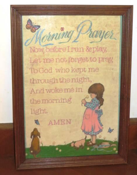 Lovely Painting - Little Girl - Morning Prayer and others ....