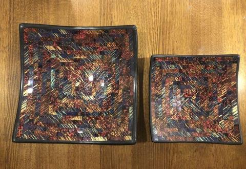 2x Mosaic Bowls for sale (price dropped!)