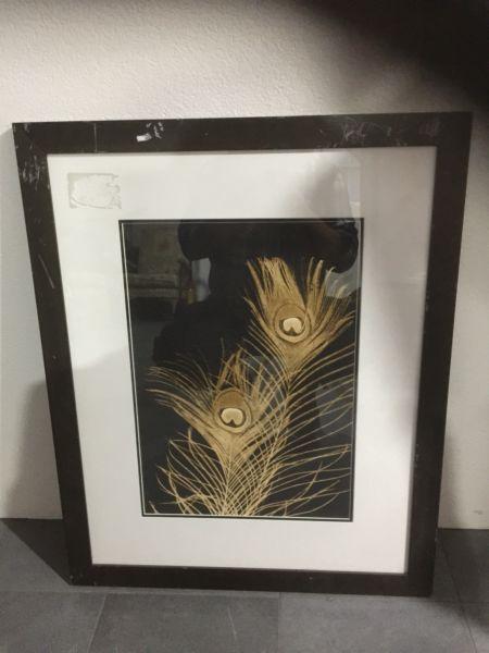 Gold leaf picture