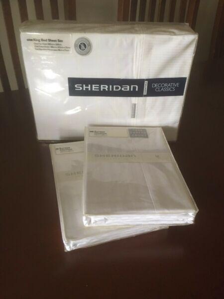 Sheridan Sheets 250TC & Pillow Cases 1000TC