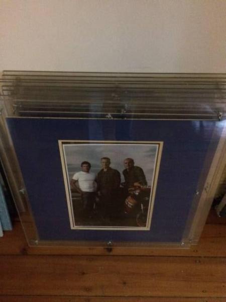 Large Heavy Acrylic (Perspex) Photo Frames (Eight in Total)