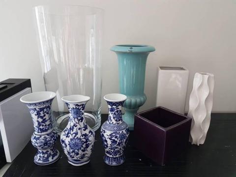 Vases - assorted