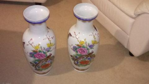 Decorated Ceramic Vases