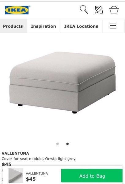 IKEA cover for Vallentuna seat module brand new