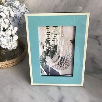 New Zjoosh turquoise enamelled photo frame