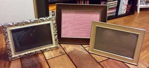 Set of 3 Photo Frames; Excellent Condition - Willing to Separate