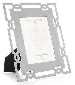 NEW Laura Ashley silver tone frame 5 x 7