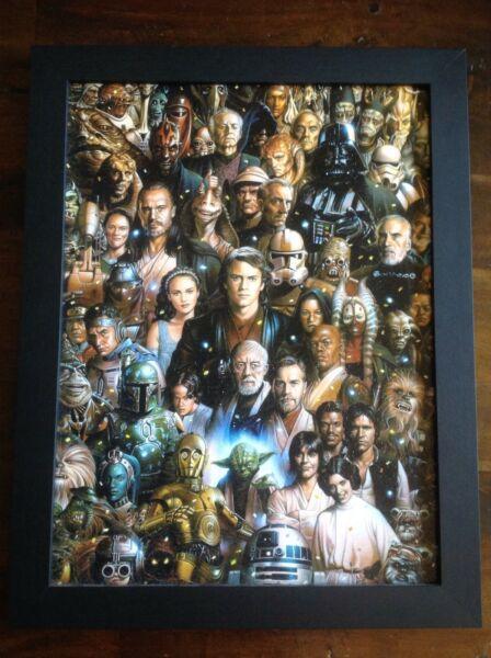 Framed Star Wars Print