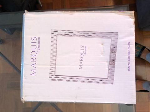 Marquis Waterford Rainfall Crystal Picture Frame 8x10 RRP $250