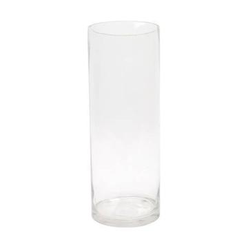 7 x 40cm tall glass vase