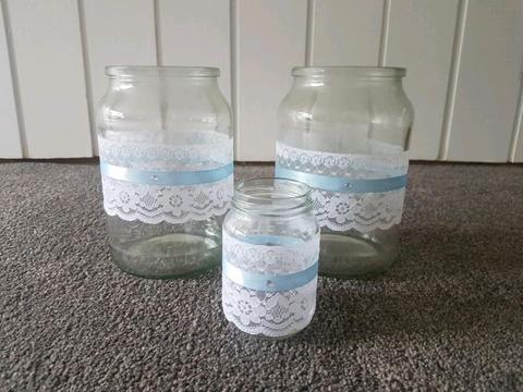 Decorative jars / vases wedding engagement romantic