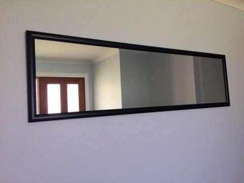 Wall mad black mirror