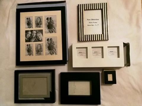 6 Stylish Black & White Contemporary Picture Frames