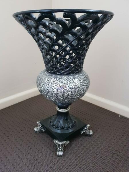 Unique Black and mirror vase