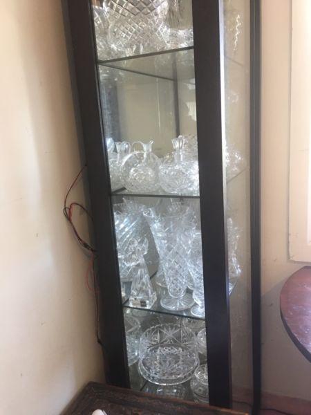 The whole cabinet of crystal $500