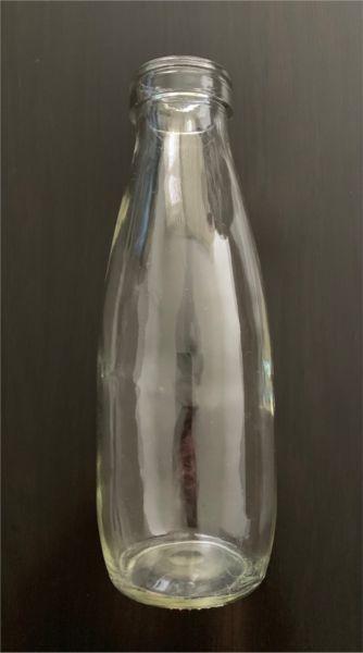 Milk bottle vase