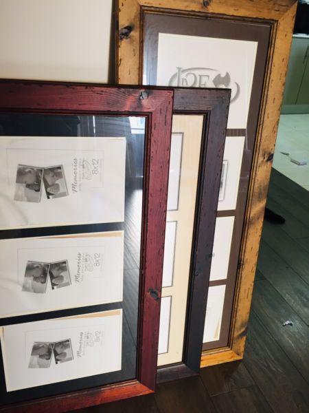 Collage Timber photo frames