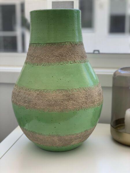 Hand made large vase