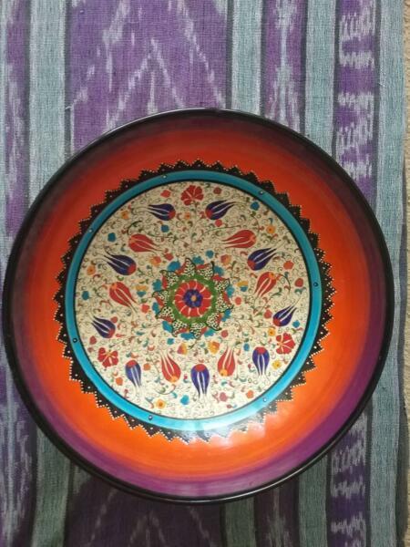 Hand painted Ceramic bowl 30cm AB Pinar