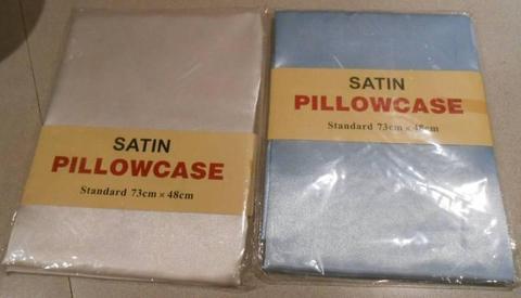 Satin Pillowcases brand new in pack $2 each