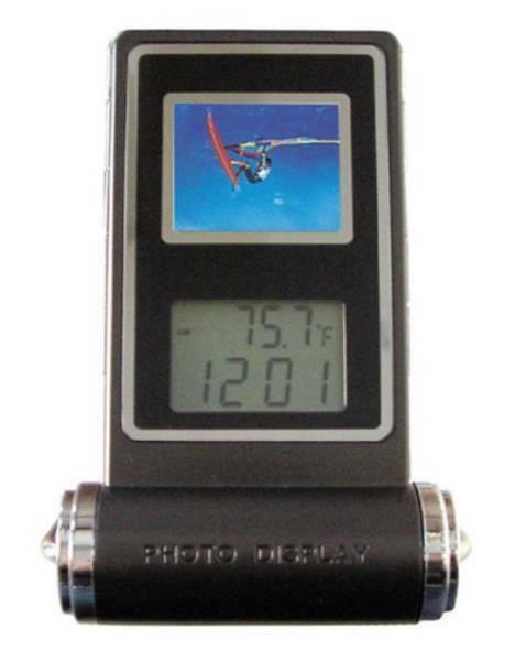 Portable 1.4-inch LCD Digital Photo Frame Clock