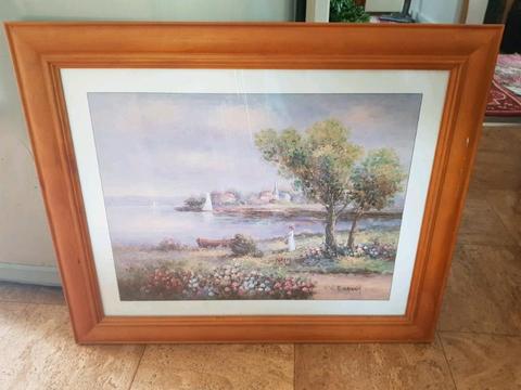 LOVELY FRAMED PICTURE BY H.GAILEY
