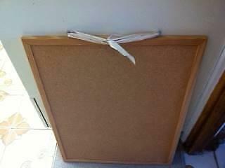 1 Wooden Frame Cork Board