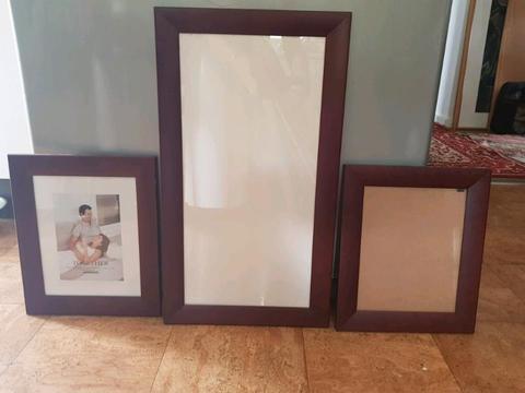 3 MODERN PHOTO /PICTURE FRAMES