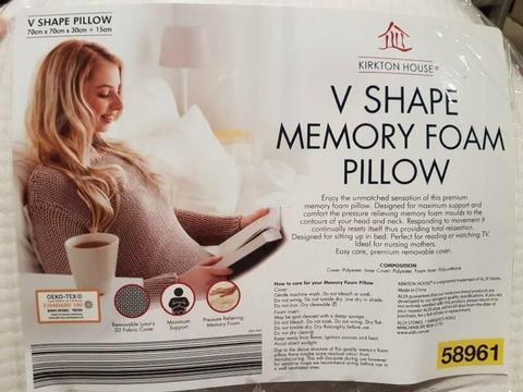 V Shape foam Pillow