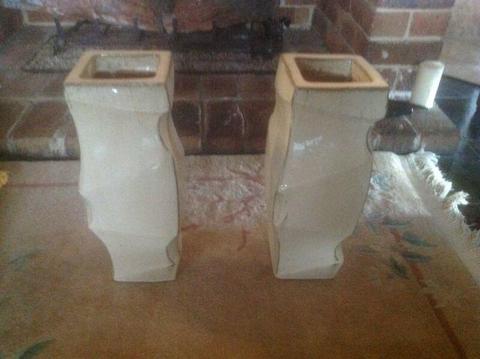 Brand new ceramic vases
