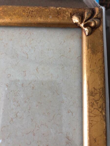 Photo frames - gold - assorted sizes/styles